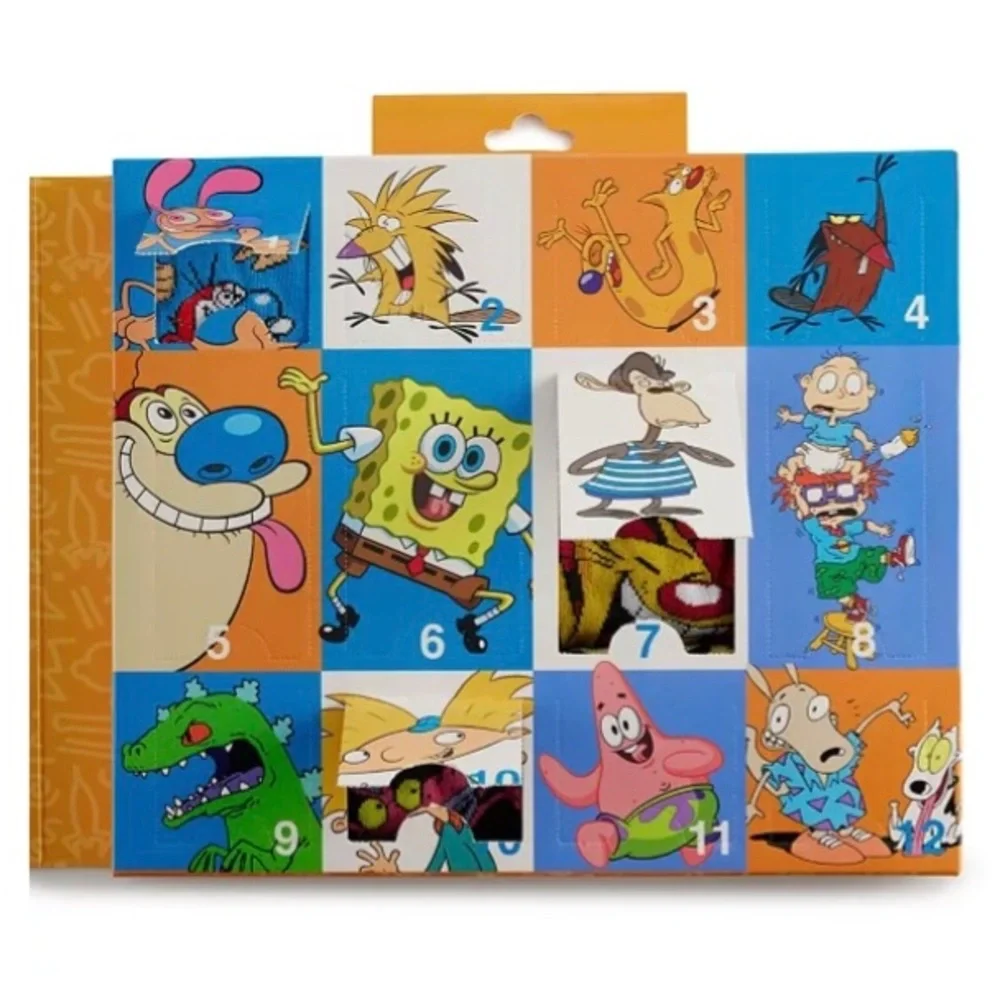 Nickelodeon 12 Days of Socks (NWT) (Shoe Size: 6-12)
